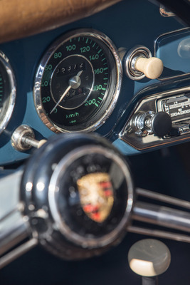 Porsche 356 A 1600 Super (1957) - ein Tacho bis 200 km/h beeindruckte damals jeden