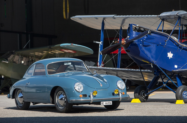 Porsche 356 A 1600 Super (1957) - man sieht der Karosserie die gute Aerodynamik an