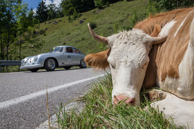 Porsche 356 A GT (1956) - an der Saalbach Classic 2015