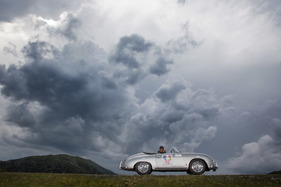 Porsche 356 A Speedster (1958) - mit Startnummer 092 an der Ennstal-Classic 2017