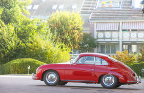 Porsche 356 A in Rot - Grosser Oldtimer/Youngtimer Saisonausklangs-Brunch Emil Frey/Zwischengas 1. Oktober 2023 Porsche 356 A in Rot - Grosser Oldtimer/Youngtimer Saisonausklangs-Brunch Emil Frey/Zwischengas 1. Oktober 2023