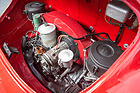 Porsche 356 B 1600 (1961) - die Ventile des Boxermotors werden über Stossstangen und Kipphebel gesteuert