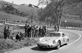 Porsche 356 B 1600 Carrera GTL Abarth (1960) - an der Sonderausstellung "356 VIP - Very Important Porsche" im Automuseeum PROTOTYP (1960)