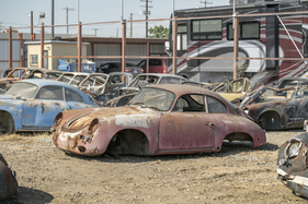Porsche 356 B 1600 Coupé by Karmann (1963) - als Lot 248 an der RM/Sotheby’s "The Junkyard - The Rudi Klein Collection" Versteigerung 2024
