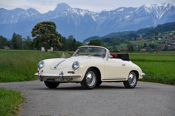 Porsche 356 B 1600 Super Cabriolet (1960) - als Lot 39 an der Swiss Classic World Versteigerung der Oldtimer Galerie am 1. Juni 2024