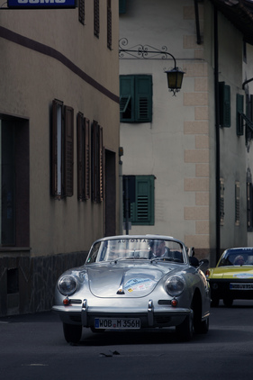 Porsche 356 B Cabriolet (1960) - ADAC Trentino Classic 2013 - Oldtimer-Wanderung um den Sonax-Pokal