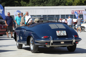 Porsche 356 B Cabriolet (1961) - nach oben offen - Dolder Classics August 2018