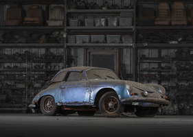 Porsche 356 B Cabriolet by Reutter (circa) (1961) - as lot 287 at the RM/Sotheby's "The Junkyard - The Rudi Klein Collection" auction 2024