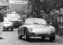 Image: Porsche 356 B Carrera Abarth (1963) - Herbert Müller at the start of a hill climb
