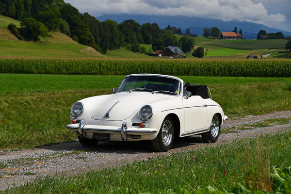Bild Porsche 356 B Super 90 Cabriolet (1963) - als Lot 171 an der Versteigerung der Oldtimer Galerie Toffen am 14. Oktober 2023 angeboten