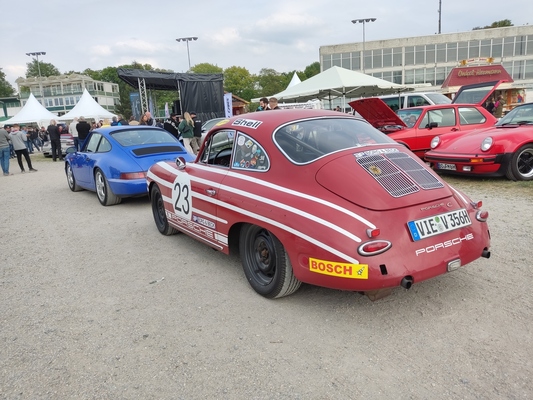 Porsche 356 C 1600 C (1964) – lackiert wie der Le-Mans-917 von 1970 – Porsche-Treffen Dinslaken 2022