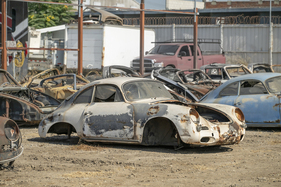 Porsche 356 C 1600 Coupé by Karmann (1965) - als Lot 252 an der RM/Sotheby’s "The Junkyard - The Rudi Klein Collection" Versteigerung 2024