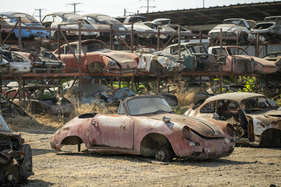 Porsche 356 C 1600 SC Cabriolet by Reutter (1964) - als Lot 266 an der RM/Sotheby’s "The Junkyard - The Rudi Klein Collection" Versteigerung 2024