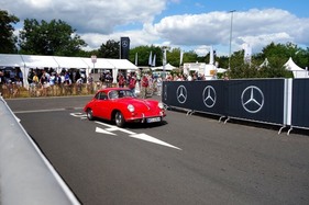 Porsche 356 C (1964) beim Porsche-356-Sonderlauf – Classic Days Düsseldorf 2022