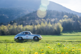 Porsche 356 C (1965) an der Tour Auto Optic 2ooo auf Etappe 4 am 11. April 2014 (Startnummer 097)