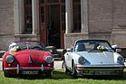 Image: Porsche 356 C Cabrio (1964) - next to its actual successor, the 911 G-Model Cabriolet - 40th Oldtimer-Meeting Baden-Baden 2016