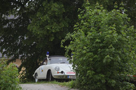 Porsche 356 Cabriolet Polizei (1964) - in der Klasse Sportwagen am Start beim Gaisbergrennen 2014