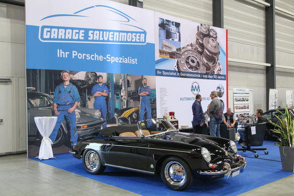 Porsche 356 Cabriolet bei der Garage Salvenmoser - Swiss Classic World Luzern 2021