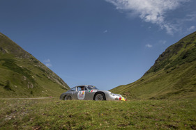 Porsche 356 Carrera Abarth (1960) - mit Startnummer 102 an der Ennstal-Classic 2017