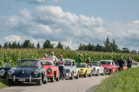Porsche 356 Coupé Karmann (1961) an der Bergprüfung Altbüron 2017 - Feld 2