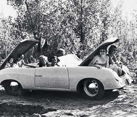 Porsche 356 „Nr. 1“ Roadster (aufgenommen um 1950)