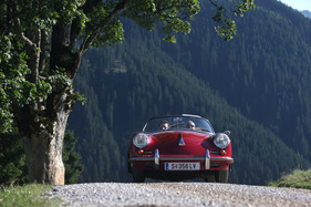 Porsche 356 Roadster (1961) - an der Saalbach Classic 2013