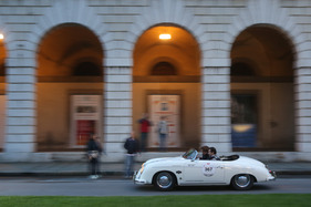 Porsche 356 Speedster 1500 (1955) an der Mille Miglia 2013 Porsche 356 Speedster 1500 (1955) an der Mille Miglia 2013