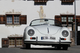 Porsche 356 Speedster 1500 (1955) - dass eine gute Rundumsicht garantiert ist, verbürgt diese Perspektive