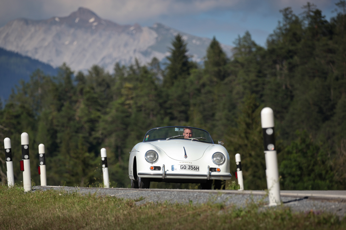 Porsche 356 Speedster 1500 (1955) - fast wie geboren für die Schweizer Alpenwelt