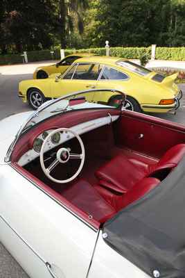 Porsche 356 Speedster 1500 (1955) - mit seinem berühmten Nachfolger Carrera RS 2.7