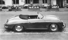 Aussage 1983: Sicherer Tip für alle Zukunft: Porsche. Dieser 58-er Speedster wird immer seine Liebhaber finden.