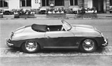Aussage 1983: Sicherer Tip für alle Zukunft: Porsche. Dieser 58-er Speedster wird immer seine Liebhaber finden.