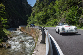 Porsche 356 Speedster (1955) - mit Startnummer 053 an der Ennstal-Classic 2017