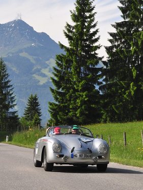 Porsche 356 Speedster (1956) - an der Kitzbühler Alpenrallye 2013 Porsche 356 Speedster (1956) - an der Kitzbühler Alpenrallye 2013