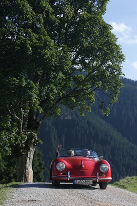 Porsche 356 Speedster (1957) - an der Saalbach Classic 2013