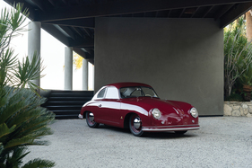 Porsche 356 'Split-Window' Coupé Reutter (1951) - angeboten als Lot 190 an der RM/Sotheby's Porsche-Versteigerung in Atlanta am 27. Oktober 2018