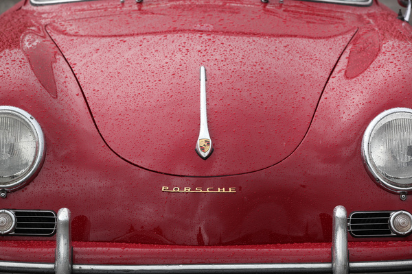 Porsche 356 in Rot - 4. Porsche Classic Day Schinznach Bad 2016
