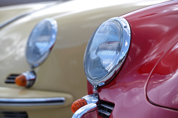 Porsche 356 in schönen Farben - Dolder Classics Mai 2015