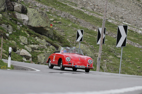 Bild Porsche 356A Cabriolet D (1959) - Flüelapass - Passione Caracciola 2017