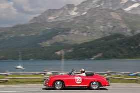 Porsche 356A Cabriolet D (1959) - nach dem Maloyapass - Passione Caracciola 2017