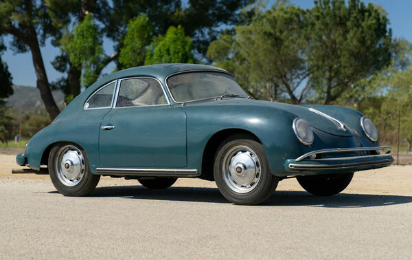 Porsche 356A Coupe (1957) will be auctioned as lot 010 at the Gooding "Geared Online May" auction from May 3 to 7, 2021