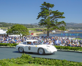 Porsche 356B 1600GS Carrera GTL Abarth Coupe (1960) - 3. Rang in der Klasse O-1 beim Pebble Beach Concours d'Elegance 2024
