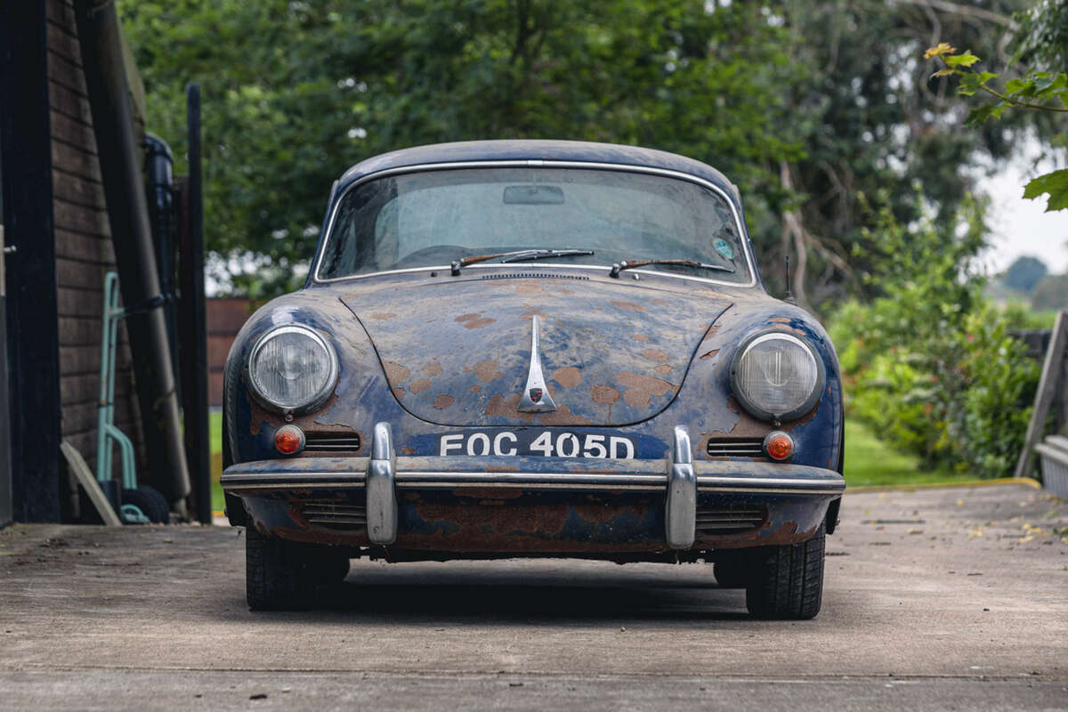 Porsche 356C 1600 Super - Barn Discovery (1965) - als Lot 424 am "Classic Sale at Silverstone" am 31.7./1.8.2021 von Silverstone Auctions