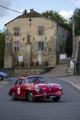 Porsche 356C (1963) - am RAID Suisse-Paris (Brüssel) 2014