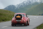Porsche 356SC (1964) - unterwegs auf Schweizer Passstrasse - Rallye Peking-Paris 2016