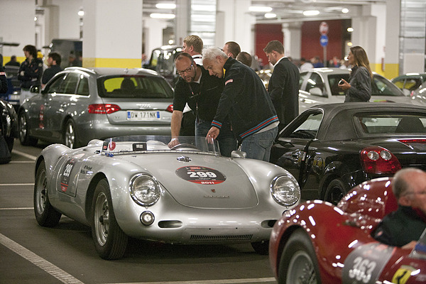 Porsche 550 1500 RS 1955 an der Mille Miglia 2011