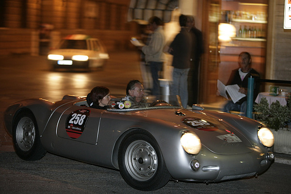 Porsche 550 / 1500RS (1956) an der historischen Mille Miglia