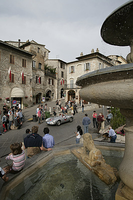 Porsche 550 / 1500RS (1956) an der historischen Mille Miglia