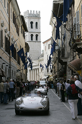 Porsche 550 / 1500RS (1956) an der historischen Mille Miglia