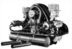 Porsche 550 (1959) - four-cylinder engine with four overhead camshafts